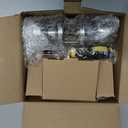 2 Sets All Keyed Same Entry Door Knob and Single Cylinder Deadbolt Combo Set, Round Ball Satin Nickel Exterior Door Knobs with Lock and Keys for Entrance and Front Door