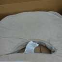 My Brest Friend Nursing Pillow - Deluxe - Enhanced Comfort w/Slipcover - Ergonomic Design for Ultimate Breastfeeding Support for Mom & Baby - Adjustable Backrest and Handy Side Pocket, Soft Sand