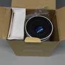 Mini Projector with WiFi and Bluetooth Built-in Apps Smart Projector Support 4K 1080P FHD 180 Adjustable Auto Keystone Compatibile with HDMI/TV Stick/Memory Stick/Laptop, White