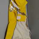 Lukovee Dog Raincoat, Adjustable Dog Rain Jacket with Clear Hooded Double Layer for Large Medium Small Dogs Puppies, Waterproof Dog Rain Coat Poncho with Reflective Storage Pocket & Rim(XXXL, Yellow)