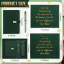 Honoson Christmas Employees Appreciation Gift Set for Men, New Employee Welcome to The Team Sets Notebook Pen and Tumbler May You Be Proud, Farewell Gifts for Coworkers Christmas(Dark Green)