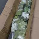 2 Pcs 3 Ft Artificial Hydrangea Trees Potted, UV Resistant Faux Silk Hydrangea Plant in Pot for Indoor Outdoor Decoration, Hydrangea Topiary for Garden Office Home Porch Patio Decor (2, White)