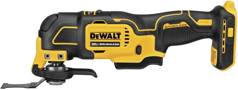 DEWALT atomic 20V MAX* Oscillating Tool, Cordless, Oscillating, Tool only (DCS354B), 1 item package quantity, Color Multi (One Size)