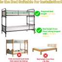 Ofiray-home Stuffed Animal Hammock, Bedside Stuffed Animal Storage Net Corner - Kids Nursery Wall Bedroom Home Decor, Cotton Bedside Toy Organizer Net with Tether, Stretches up to 47.25 In, Beige