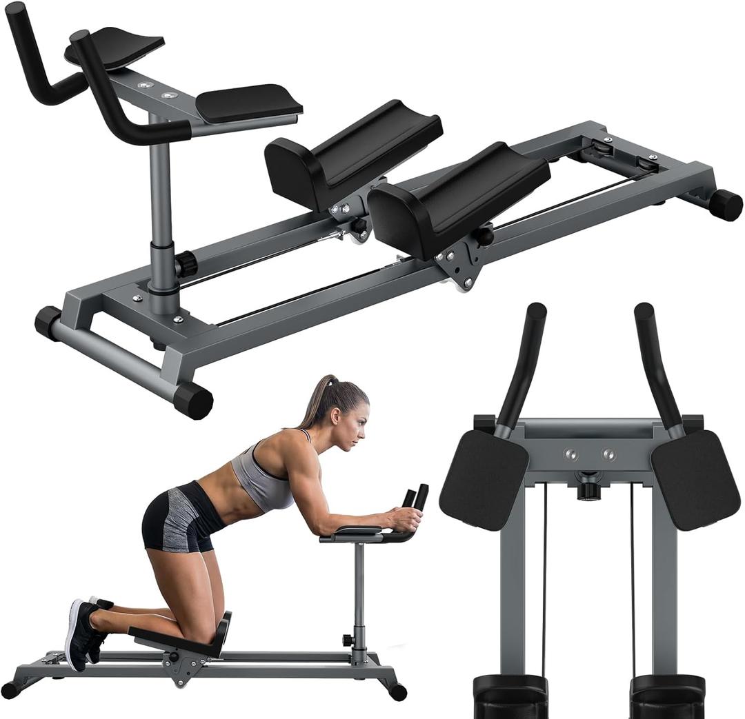 Crawling Exercise Machine & Spine Twist Stretch Trainer for Full Body Workout, Knee Support, Lower Back Exercise for Desk Workers, Heavy Duty Low-Impact Abdominal, Waist Stretcher Home Gym