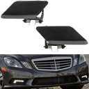 2Pcs Headlight Washer Cover A2128600208 A2128600108 Fit for Mercedes-Benz E350 E400 E550 2010-2013 Left & Right Front Bumper Headlight Washer Cover Cap