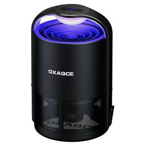 Fly Traps Indoors, Fruit Fly Traps, Bug Zapper Indoor, Gnat Traps for Home, Mosquito Traps with 10 Sticky Glue Boards，Black