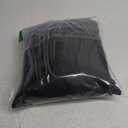 DoYiKe Extra Large Canvas Storage Duffle Bag with Zippers and Handles, Black Big Foldable Duffle Bag for Travel -130L