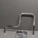 DMI Chrome Plated Grab Bars For Bathtubs And Showers For Seniors For Bathtubs And Showers, Adjustable Bathtub Rail Safety Grab Bars, Rust-resistant, 250 Lb Capacity, Textured Non-Slip Handle, 3.3-5.8"