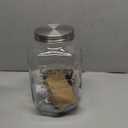 1 Gallon Glass Beverage Dispenser with Lid, Stainless Steel Spigot, Glass Drink Dispensers for Parties, Lemonade Dispenser With Ice Cylinder for Weddings, Party,Sun Tea Jar, Water Juice Dispensers