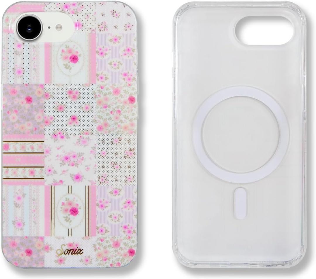 Sonix Case for iPhone 16e | Compatible with MagSafe | 10ft Drop Tested | Patchwork Cottage