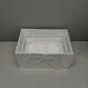 3 Pack White Buffet Food Risers, Step 12 1110 Large Size Acrylic Cube Box Display for Dessert Table Display Set Food Drink Collectibles Jewelry Figures, Display Stands for Retail Vendor Events,5 Side, Rectangle
