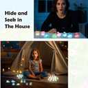 100PCs Mini Resin Animals, Mini Ducks Unicorns Rabbits Dolphin Frog Dinosaur Cat Luminous Animals Glow in The Dark to Hide Around The Office Home for DIY Garden Dollhouse Combination