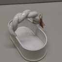 Mud Pie Twisted Handle Tidbit Server; 4" x 7 1/2"