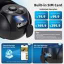 4G LTE Cellular Security Camera 2 Pack, Built-in SIM Card, Solar Powered