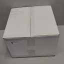 YOUBET 100PCS Ivory Scalloped Plastic Plates - Heavy Duty Gold Disposable Fancy Hard Plates Include 50 Dinner Plate, 50 Dessert Plate, for Wedding & Party