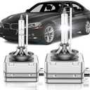 SENROBO Fit for BMW 2007-2016 320i 328i 335i Xdrive GT E90 E92 E93 2014-2016 428i 435i 2017-2019 430i 440i D1S HID Xenon Headlight Bulbs, 750li 760li High Low Beam Bulb, 6000K Cool White, Pack of Only1