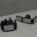 Philips Solar Security Light Outdoor 302 LED 1200lmSolar-Powered Waterproof Wall-Mounted Flood Light w/PIR Motion Sensor, 3 Heads, IP65 Waterproof, 3 Modes (2 Packs)