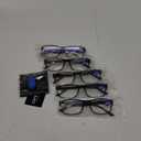 Gaoye Reading Glasses Men/Women, Eyeglasses, Blue Light Readers for Men/Women, Computer Eye Glasses, Cheaters (B1-5 Pack Light Black)