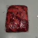 Soulchen 16 Pcs Burgundy Velvet Bows Christmas Ornament 11.8" x 29.5" Double Layer Long Velvet Wine Red Vintage Christmas Tree Decoration for Staircase Xmas Home Wreath Winter Outdoor Indoor