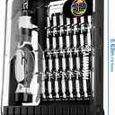 Precision Screwdriver Set 32 Pieces Small Magnetic Screwdriver Bits Electronic Repair Kit with Tweezers, Suitable for Repairing Mobile Phones, Laptops, Cameras