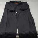 Red Kap Men's Twill Action Back Coverall (54 Tall, Black)