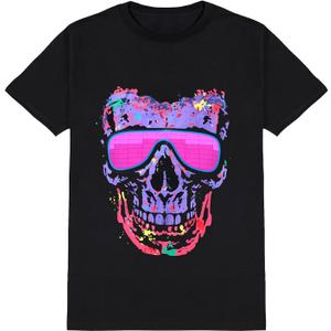 LED T Shirt Sound Activated Glow Shirts Light Up Equalizer Clothes for Party, M LED T Shirt Sound Activated Glow Shirts Light Up Equalizer Clothes for Party, M