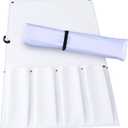 1 Pcs Mahjong Bags Protective Sleeve for Mahjong Racks and Pushers Blue and White Stripe Printed Tile Bag Accessory 20 Inch, Empty Mah Jong Bag Only (Trendy,Lake Blue)