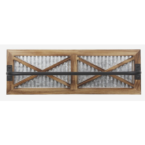 Autumn Farmhouse Rustic Towel Rack Holder Solid Wood Towel Holder