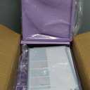 OPNICE Purple Desk Organizers and Accessories, Dual Computer Monitor Stand Riser with Drawer and 2 Pen Holders, Office Desk Accessories, Workspace Desktop Organization for Office Supplies