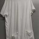 KISSMODA Womens Summer Tunic Tops for Leggings Casual Short Sleeve Long Shirts with Pockets (Small)