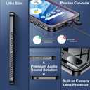 SPIDERCASE for Google Pixel 8a Case Waterproof,[12FT Military Drop Proof] [IP68 Waterproof] [360Full Body Protection] Heavy Duty Protective Cover for Pixel 8A 6.1-Purple