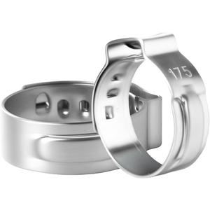 70 Pcs PEX Cinch Clamps, 1/2 (15-17.5mm) Adjustable Worm Gear Pipe, Stainless Steel Rings Pinch Clamps for PEX Tubing Pipe Fitting Connections