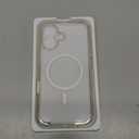 Miracase for iPhone 17 Case 6.3'', Full-Body Military Drop Protection Outdoor Phone case with Built-in Glass Screen &Camera Control,Easy Installation,No Gap,Compatible with MagSafe,Clear Glitter