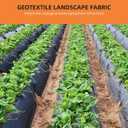 6Oz Geotextile Fabric 6Ft x 100Ft, Non-Woven Landscape Fabric with 350n Tensile Strength for Driveway Stabilization, Erosion Control, French Drain, Road Base & Construction Projects