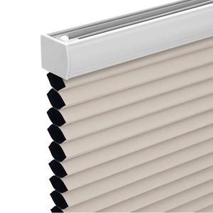 Changshade Cordless Cellular Shades,Blackout Honeycomb Shades for Windows,Pull Down Pleated Blinds,Easy to Install for Indoor Windows and French Doors,Beige(Blackout),30" w x 64" h