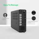 SKE 1500VA/900W Small UPS Battery Backup & Surge Protector for Computer UPS Uninterruptible Power Supply Phoenix VL1500