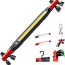 Rechargeable Magnetic LED Work Light Bar - Under Hood Light for Auto Repair, Garage & Detailing, Cordless Portable Trouble Light with Strong Magnet & Hanging Hook