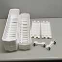 Narrow Sliding Storage Organizer Rack - Laundry/Bathroom/Kitchen Portable Storage Shelves