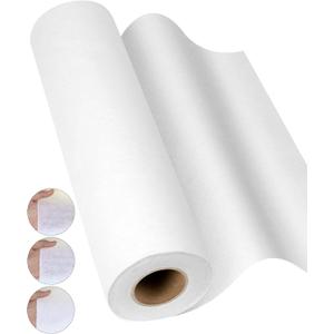PLANTIONAL Woven Cotton Iron-On Fusible Interfacing: 10.6 inch X 10 Yards White Heavy Weight 100% Cotton Single-Sided Interfacing for t-Shirt Quilts Blouses Dress Shirts Collars DIY Crafts Supplies