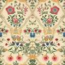 Yellow Floral Peel and Stick Wallpaper - Boho Vintage Leaf Pattern - Removable Self Adhesive for Cabinet Drawers - 17.5''x393''