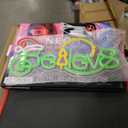 Merry Christmas Neon Sign for Home Wall Decor LED Believe Light up Sign USB Powered Xmas Lights Neon for Room Decor Bar Beer Club Party, Family Indoor Gifts Decorative