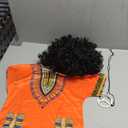 Kids Hippie Costume for Boys Girls 60s 70s 4 Pcs T-Shirt Afro Wig Set for Halloween Party Cosplay 3-5 Years