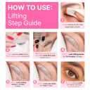 Korean At Home Eye Lash Lift and Tint Kit Professional Brow Lamination and Tint Kit Eye Lash Tint Brown Eye Brow Tint Kit