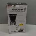 Aromaster Burr Coffee Grinder with 48 Gind Settings, Conical Coffee Bean Grinder for Home Use,Stainless Steel,40 Seconds Adjustable Timer,Anti-static,Easy to Clean with Brush