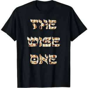 Passover The Wise One Matzah Funny Jewish Gift Pesach T-Shirt, M