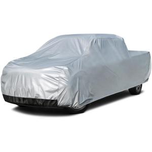 Kayme Full Size Truck Cover Waterproof All Weather - See Vehicle Size Chart - 6 Layers Heavy Duty Outdoor Pickup Cover Sun Uv Rain Protection, Universal Fit F150 Ram 1500 etc, Length Up to 239 inch.