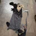 Spooktacular Creations Glowing Eyes Kids Grim Reaper Costume, Halloween Costume for Boys, Grim Reaper Outfit, XL