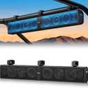 Ehaho 34" UTV Sound Bar with Subwoofer, 8-Speaker SXS SoundBar with Bluetooth and RGB Lighting, IP66 Waterproof ATV & Golf Cart Speakers, Compatible with Polaris RZR Can-Am, Fits 1"2" Roll Cages