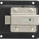 Trailer Shovel Door , Stylish Black Shovel Handle Heavy Duty Locking for Campers